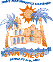 2002 Joint Mathematics Meetings (JMM) Logo.  Please left-click to go to the 2002 JMM page.