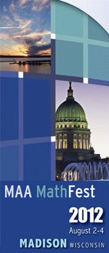 Left-click to go to MathFest page on MAA web site.