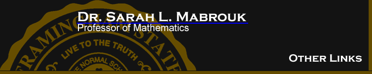 Sarah L. Mabrouk's Other Links.  Please left-click to go to the home page.